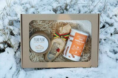 Beautiful cardboard gift box