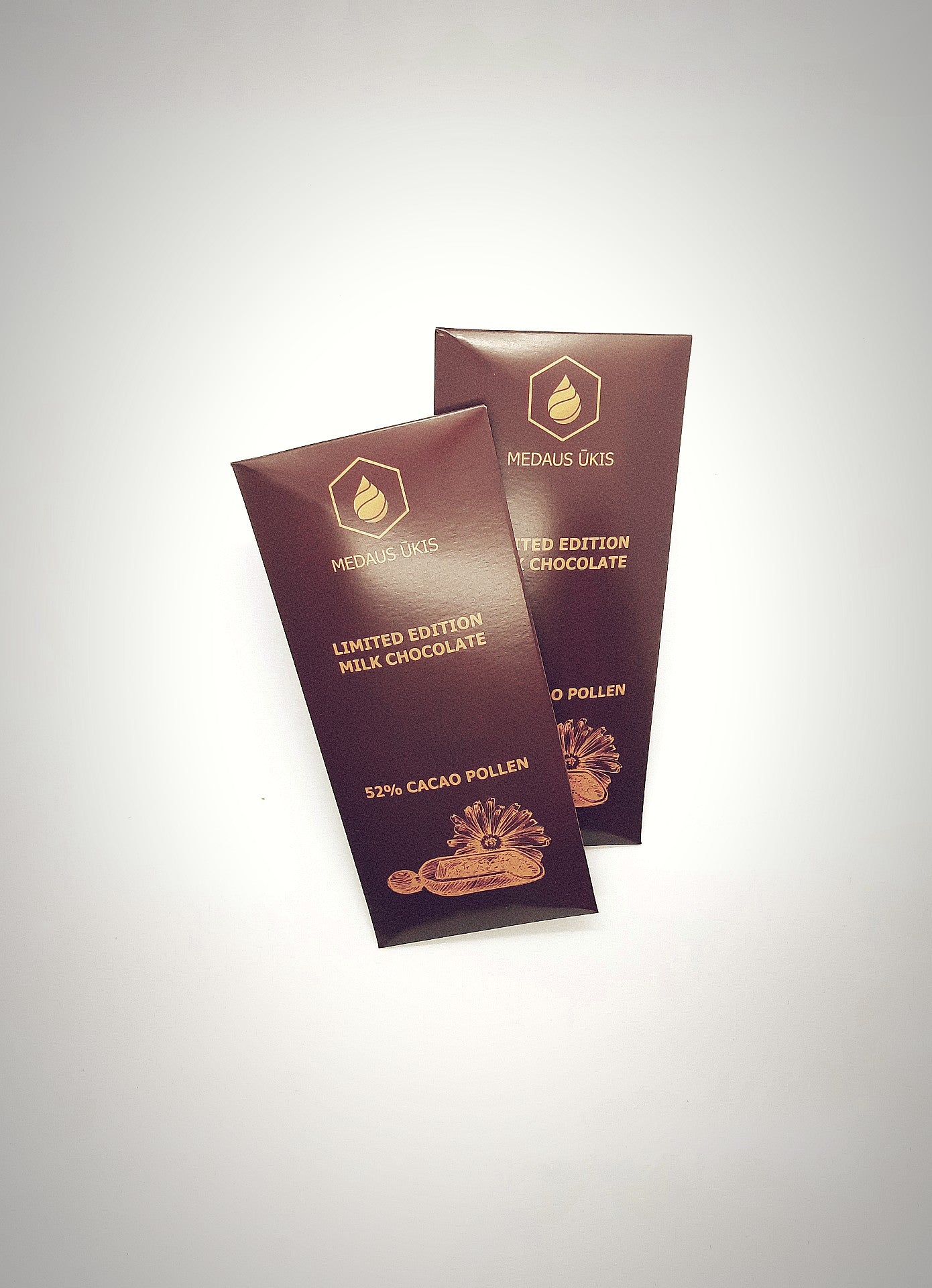 Pieniškas šokoladas su žiedadulkėmis, 80 g